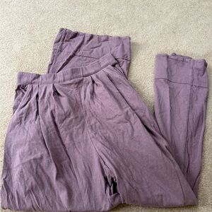 Freepeople wideleg pleated highwaisted pants